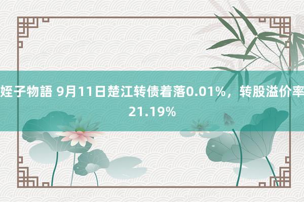 姪子物語 9月11日楚江转债着落0.01%，转股溢价率21.19%