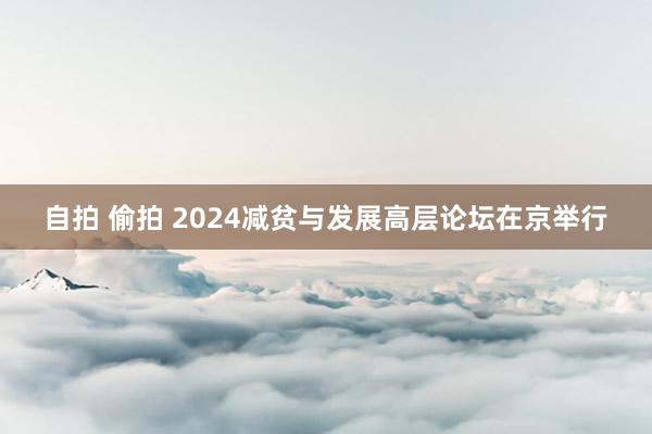 自拍 偷拍 2024减贫与发展高层论坛在京举行