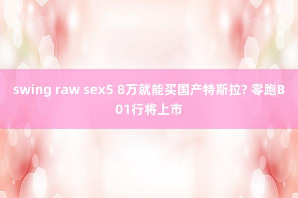 swing raw sex5 8万就能买国产特斯拉? 零跑B01行将上市